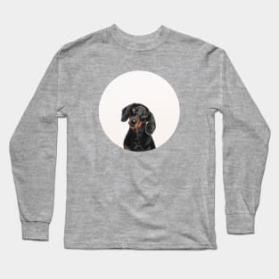 Dachsy the Dachshound Dog Long Sleeve T-Shirt